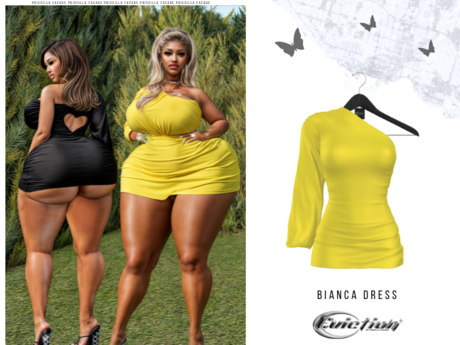 Second Life Marketplace - [E] Bianca Dress Yellow